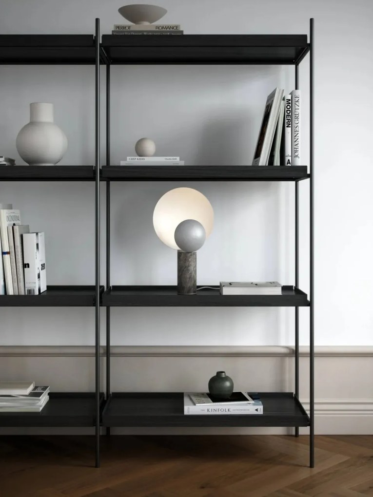 Veioza, lampa de masa design modern Caché gri mat