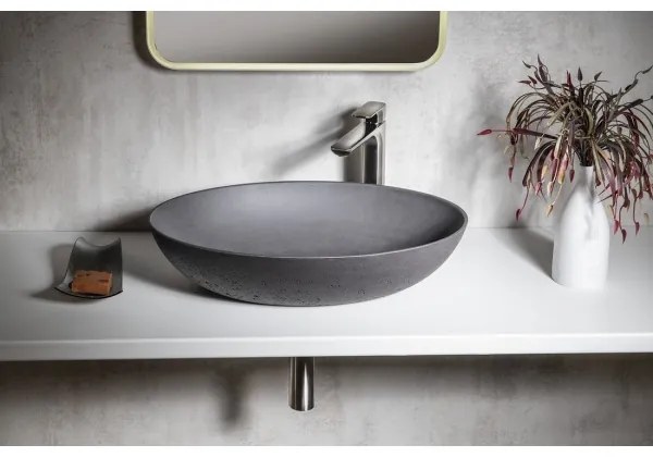 Sapho - Lavoar pentru blat FORMIGO 60 x 40 cm beton/antracit