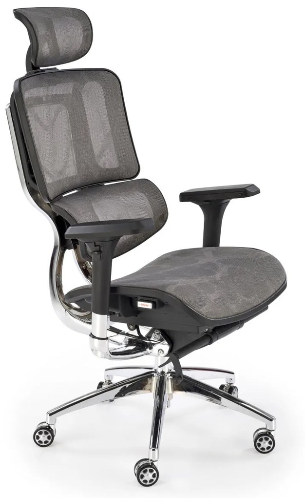 Scaun de birou Ethan gri H139 cm
