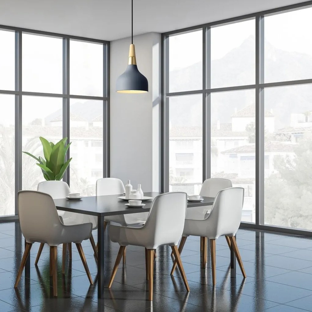 Pendul stil nordic metal gri Drusilla