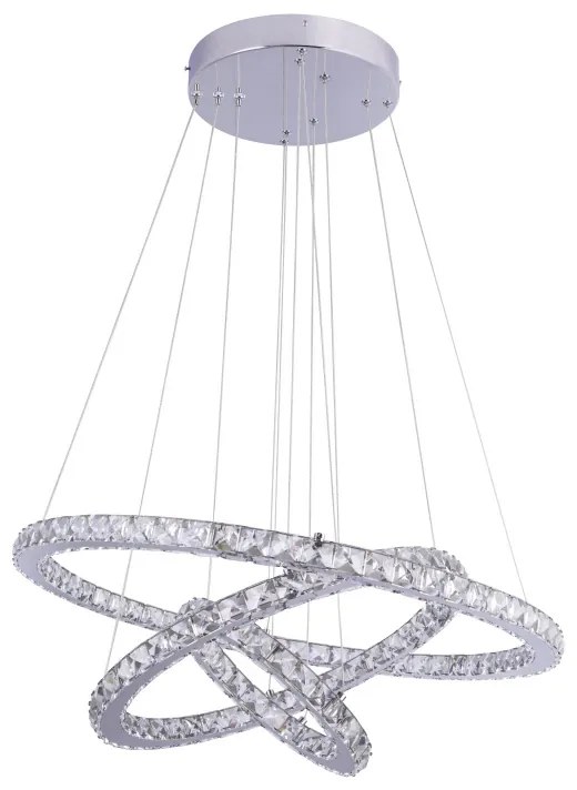 Lustra LED cu telecomanda, cristale K5 Marilyn I 67037-76 GL