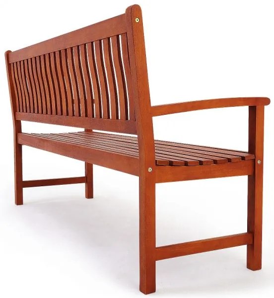 Deuba Banca de gradina - Eucalipt - 152 cm