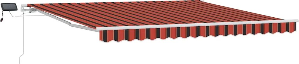 vidaXL Copertină Antracit 350 x 250 x 165 cm Poliester și Aluminiu