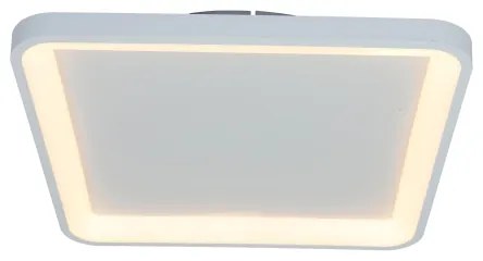 Brilagi - Plafonieră LED dimabilă FALCON SLIM 50W/230V 50x50 cm albă + telecomandă