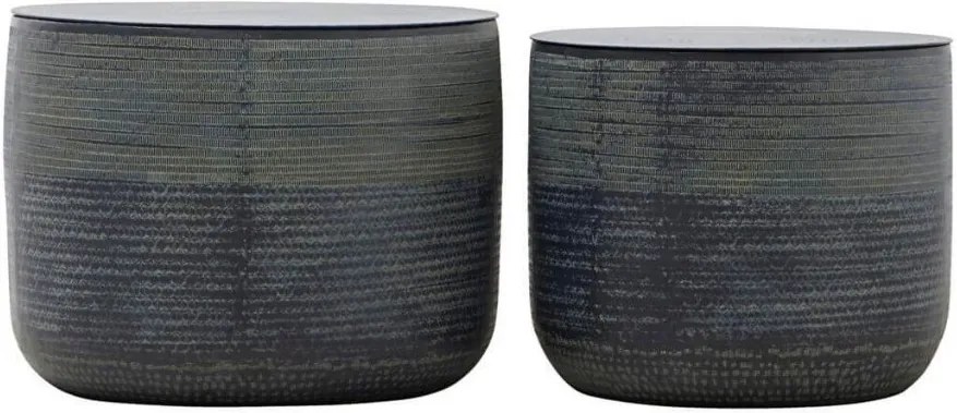 Cosuri Depozitare KENYA - Aluminiu Gri S Diametru( 43.1 cm) x Inaltime (36.8 cm) L Diametru (50.8 cm) x Inaltime (39.4 cm)