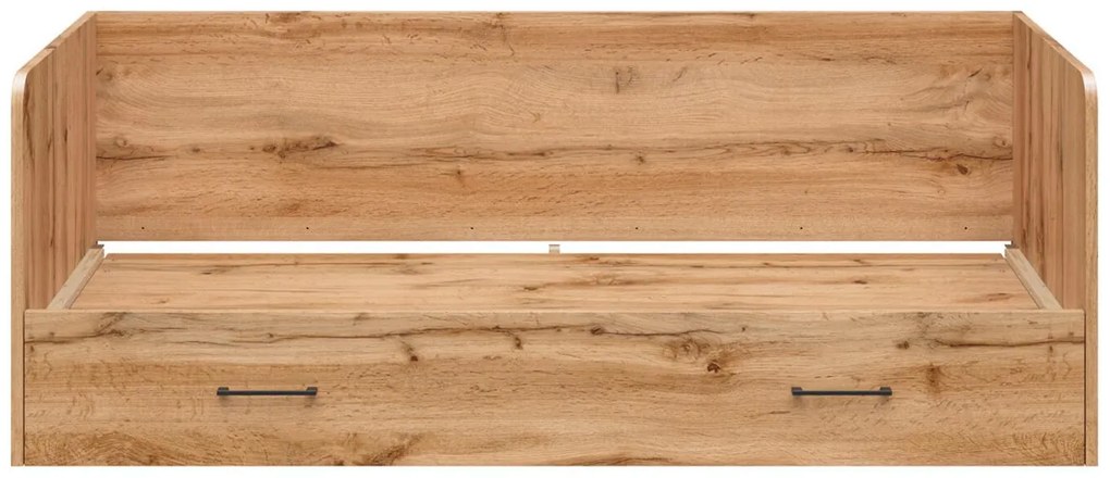 Pat de o persoană extensibil80 cm Tetrix 13 (stejar wotan) (cu sp. depozitare). 1098496