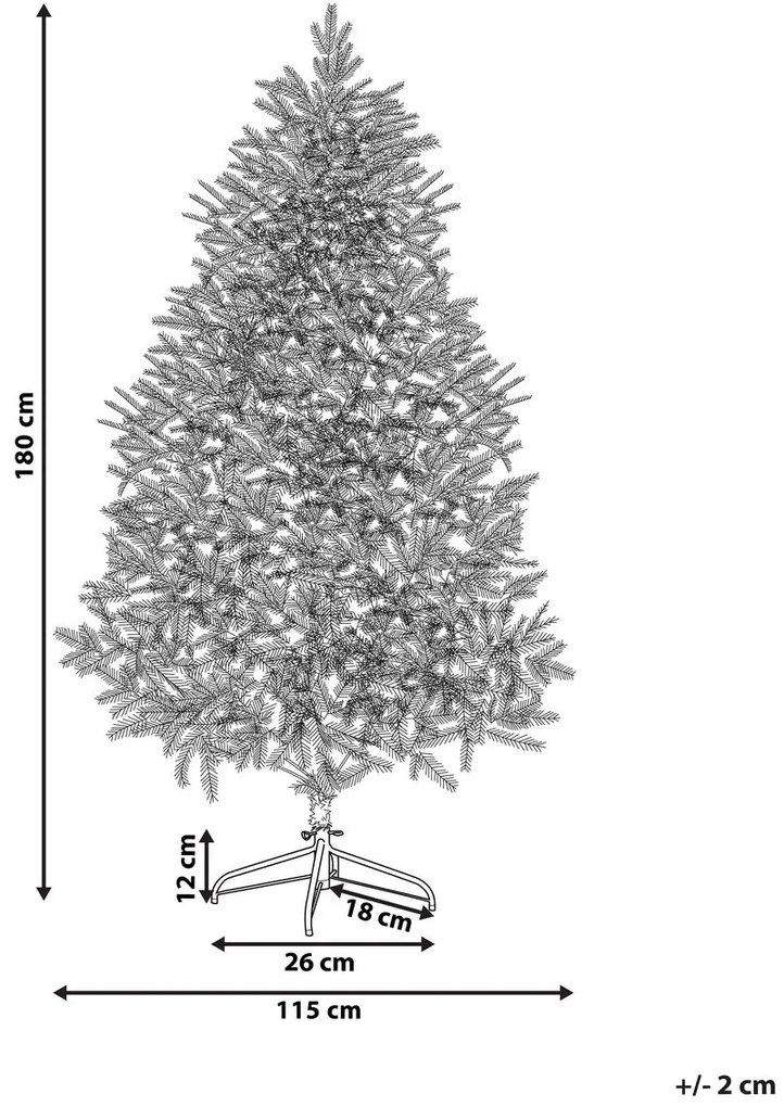 Pom de Crăciun artificial 180 cm HALAX (verde). 1023184