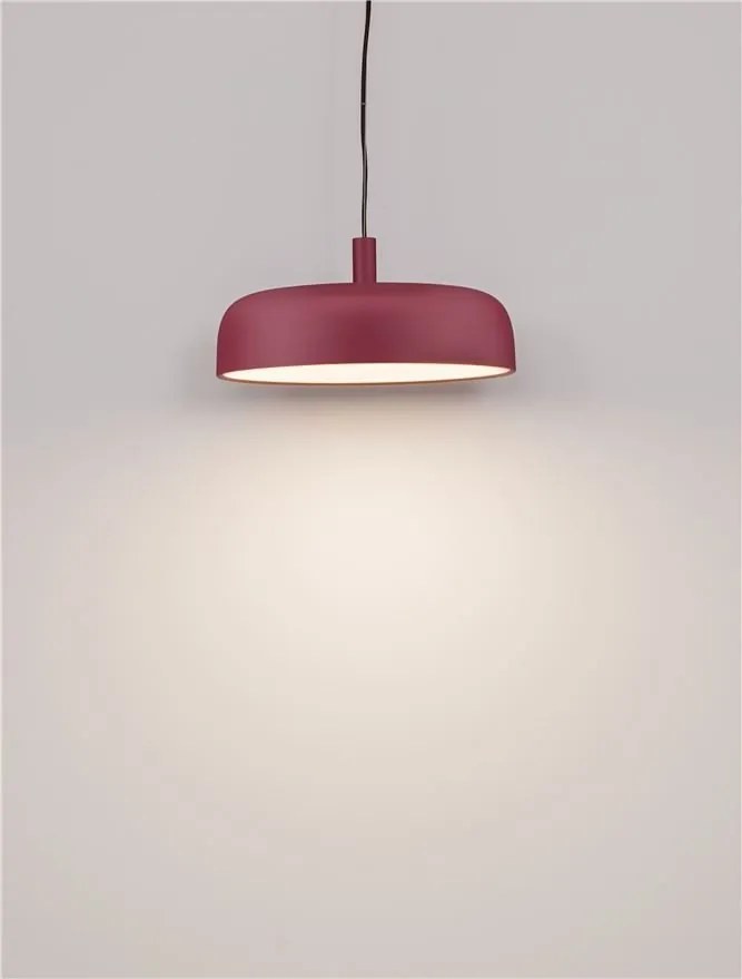 Lustra suspendata LED 3000K NOELIA bordeaux 40cm