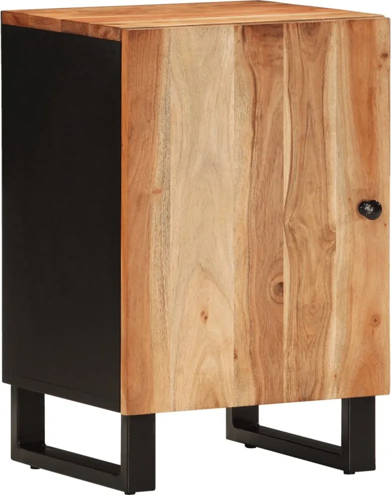 vidaXL Dulap de baie, 38x33x58 cm, lemn masiv de acacia