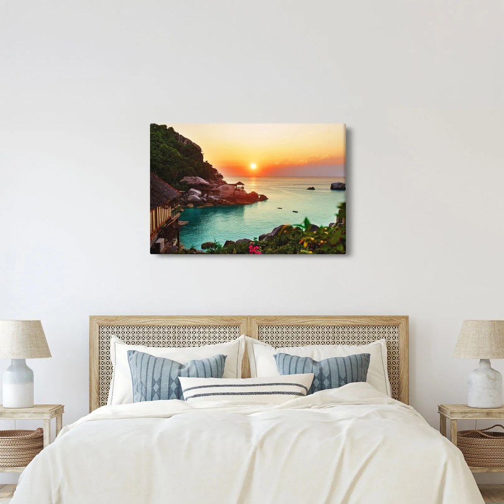 Tablou cu plaja frumoasă (90x60 cm)