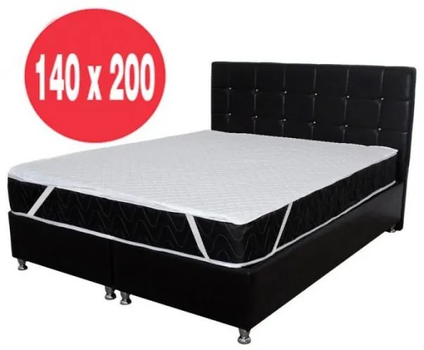 Set saltea superortopedica lux praga 140x200 plus husa hipoa