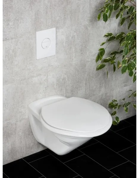 WENKO 25112100 - Capac WC TORINO 44 x 43,5 cm, alb