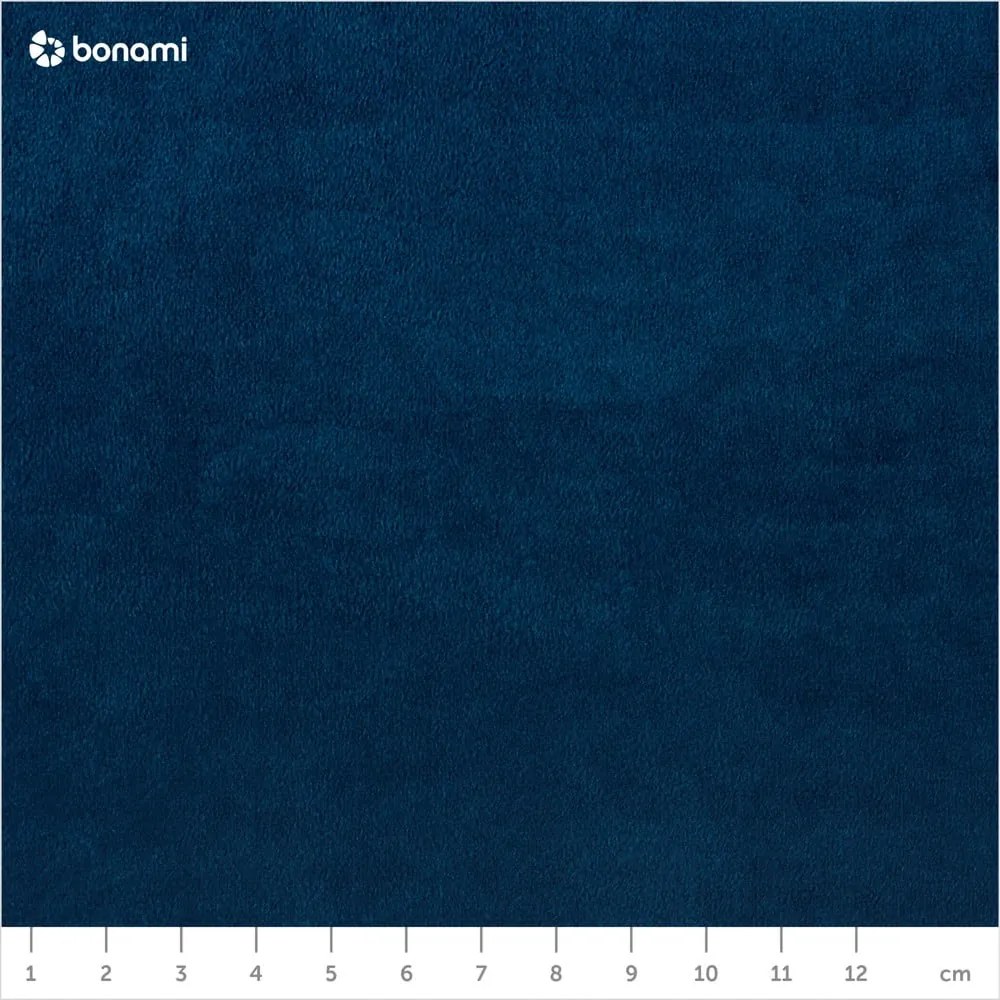 Pat boxspring albastru închis cu spațiu de depozitare 180x200 cm Flip – Ropez