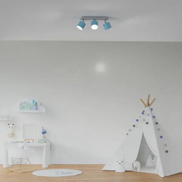 Spot DIXIE 3xGX53/11W/230V albastru