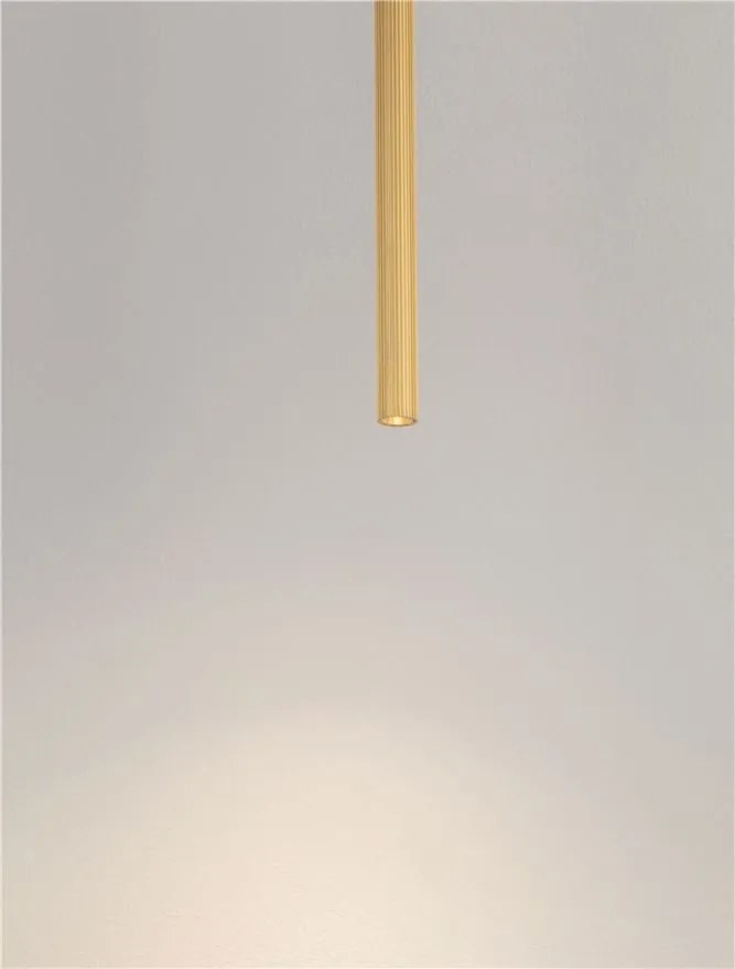 Pendul, Lustra liniara LED CCT BRILLIA auriu