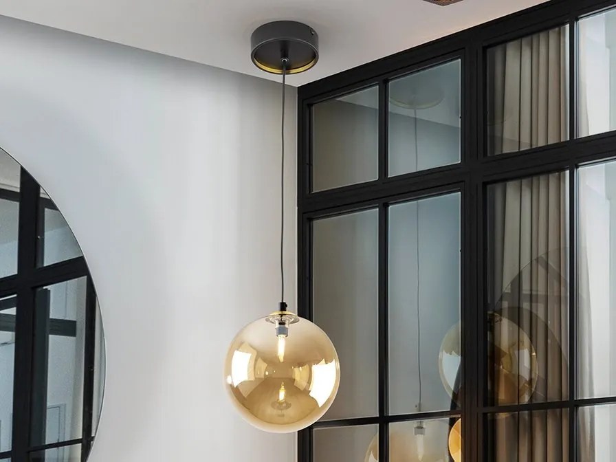 Lustra / Pendul design modern Dark 20cm