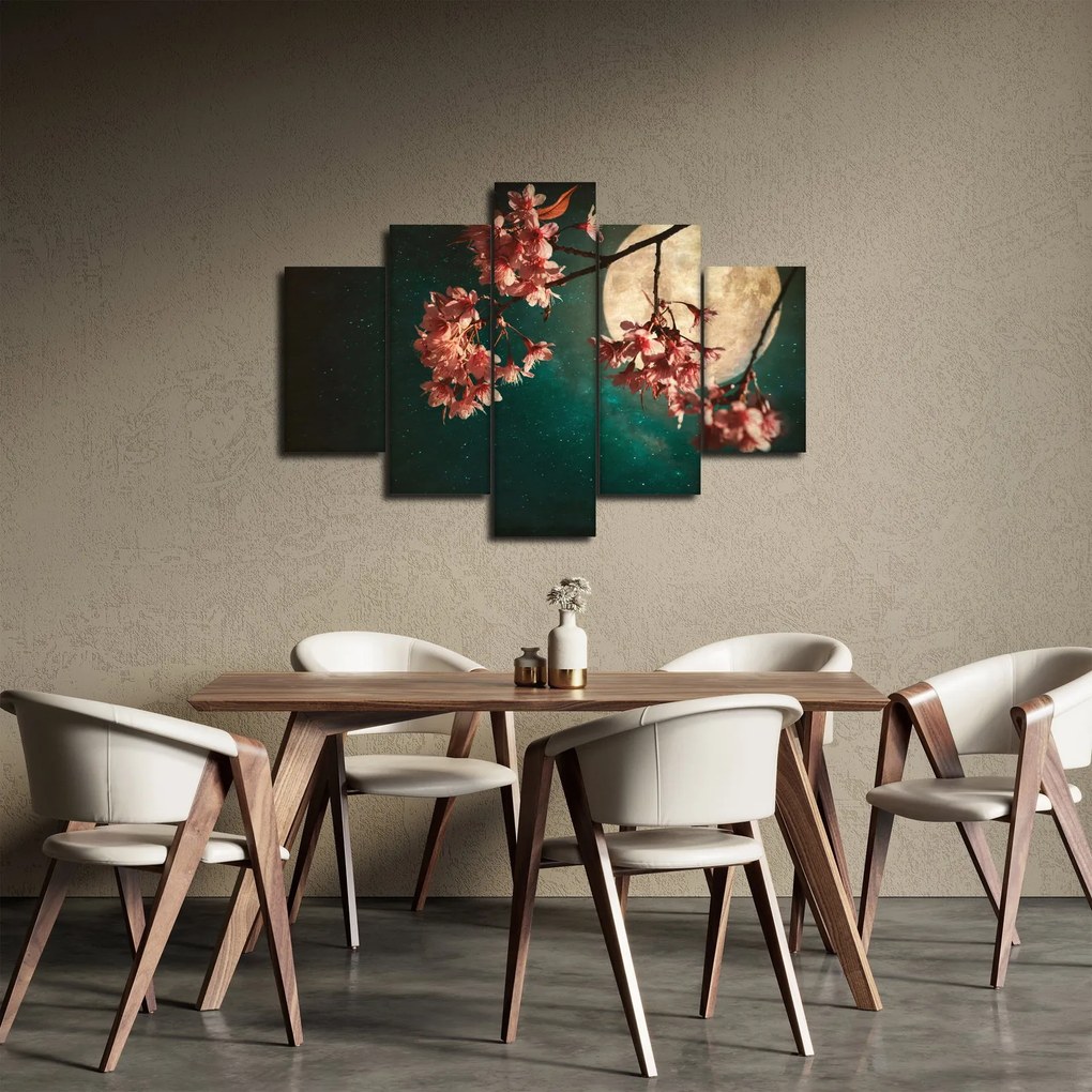 Tablou - Sakura în luna plină (150x105 cm)