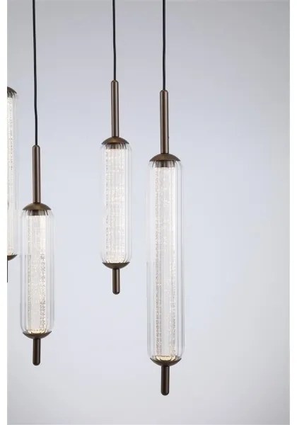 Searchlight 76210-7CL - Pendul LED dimabil pe cablu CATTAIL LED/33W/230V