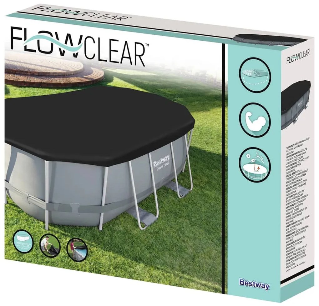 Bestway Prelata de piscina Flowclear, 418x230 cm
