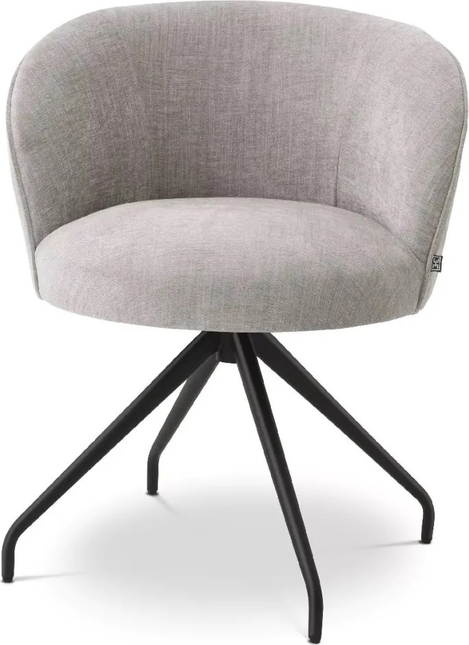 Scaun pivotant design elegant LUX Masters, Sisley grey