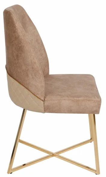 Set de scaune de sufragerie Madrid Brown, 2 buc., 2 buc.