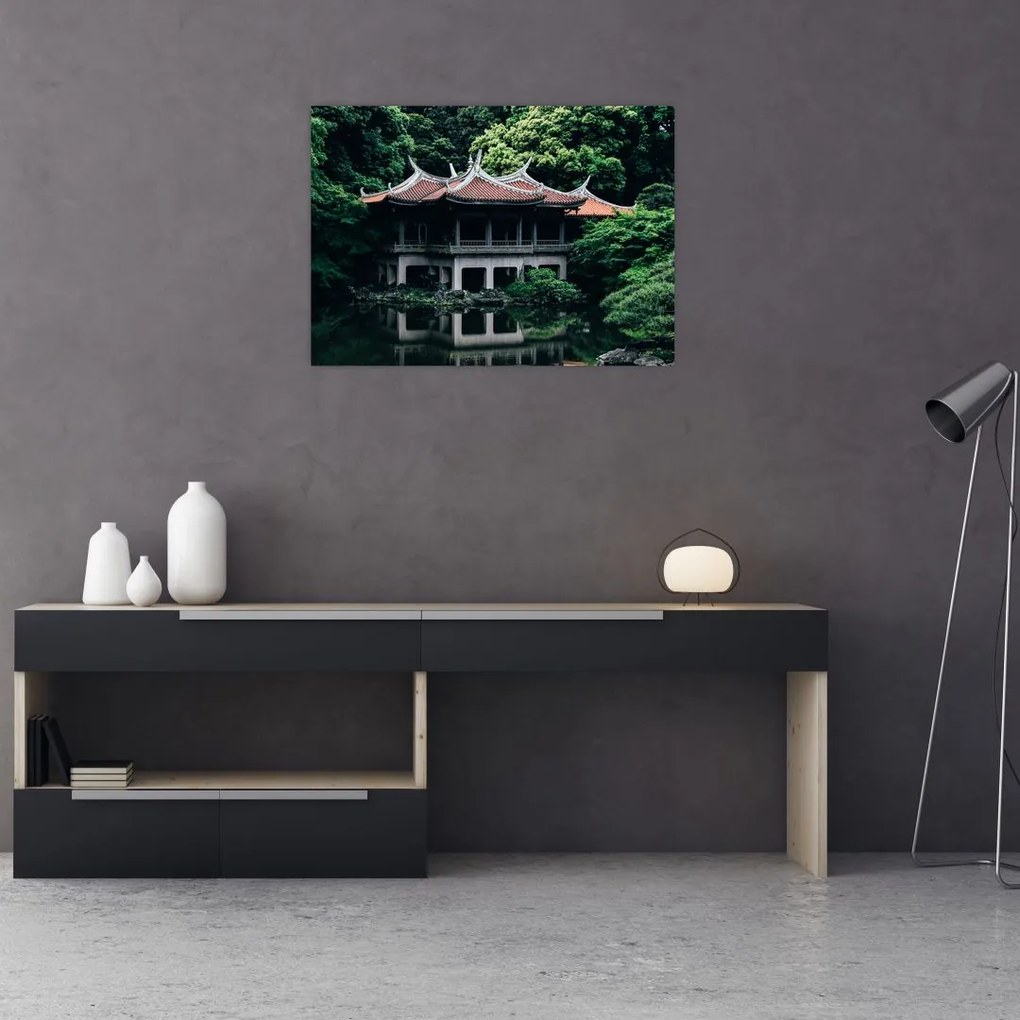 Tablou cu grădina japoneză națională (70x50 cm)