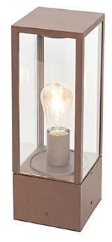 Lampă de podea industrială pentru exterior maro ruginiu 40 cm IP44 - Charlois