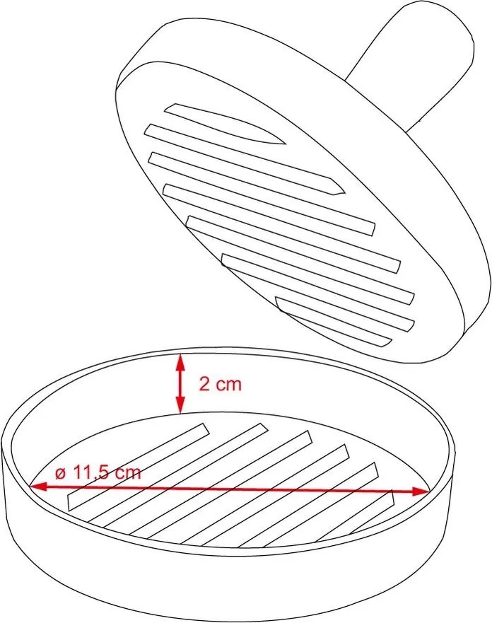Presă pentru hamburger ANGUS