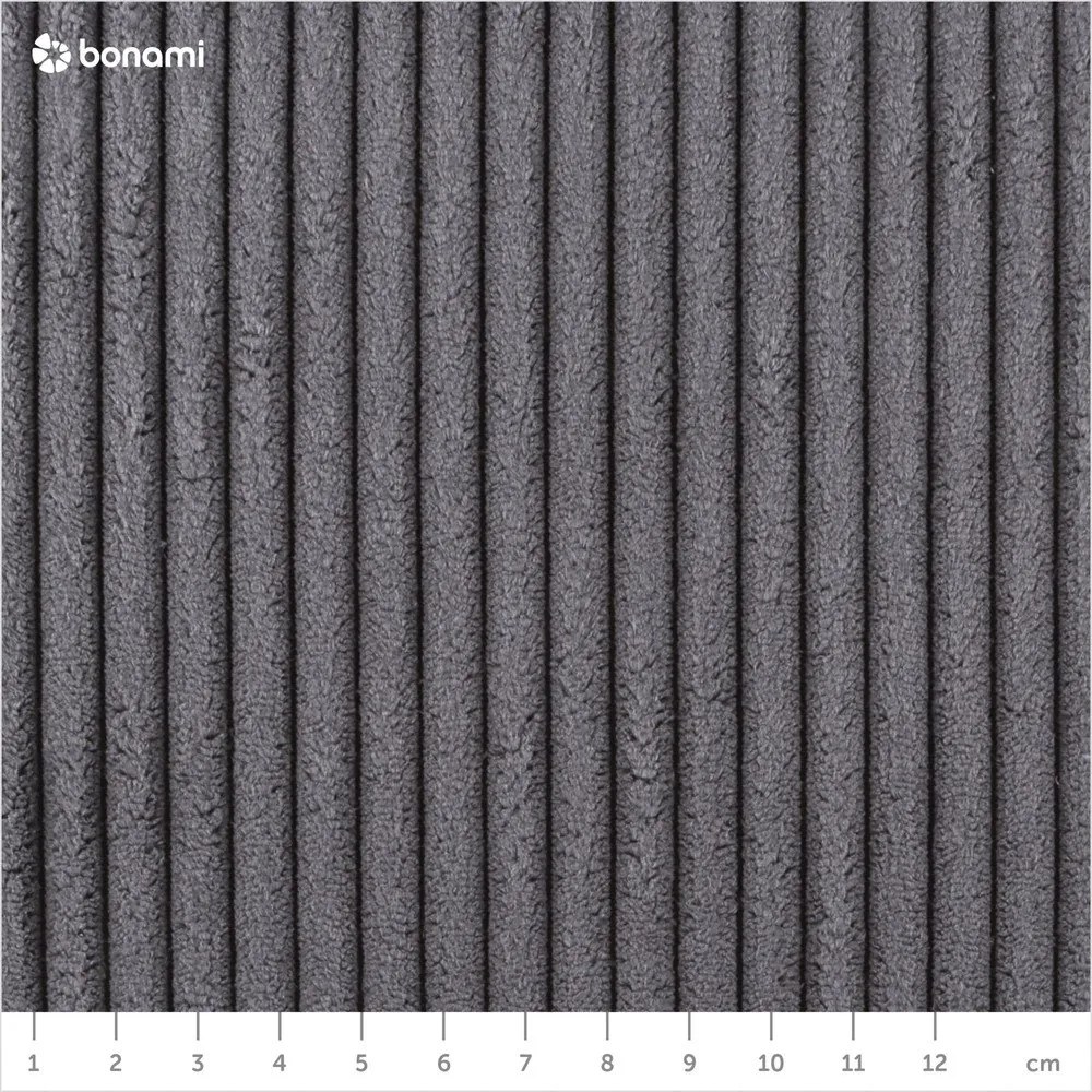 Pat matrimonial gri închis tapițat fără somieră 180x200 cm Mattis Cord – Meise Möbel