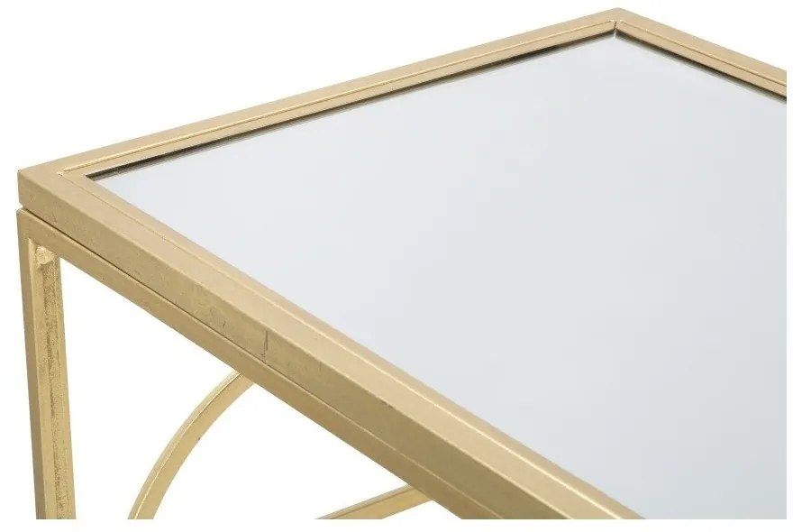 Masă consolă aurie 41x120 cm Marie – Mauro Ferretti