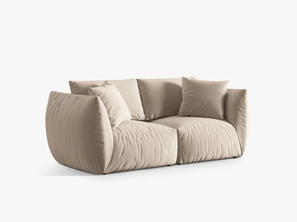 Canapea modulara Chris 3 locuri catifea L220 cm