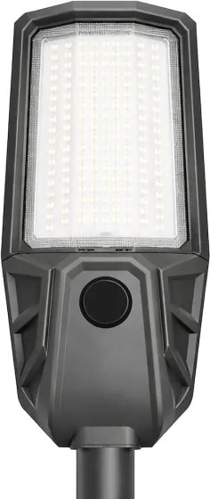 Lampă stradală LED reglabilă cu senzor și panou solar KOBRA, 400 W / 24.000 mAh, IP65, antracit + telecomandă