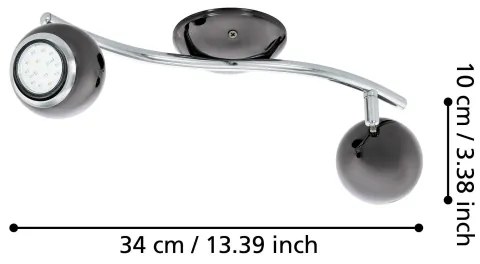 EGLO 31006 - LED Lampa spot BIMEDA 2xGU10/3W LED