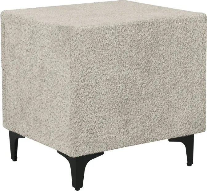 Noptiera ART DECO greige boucle