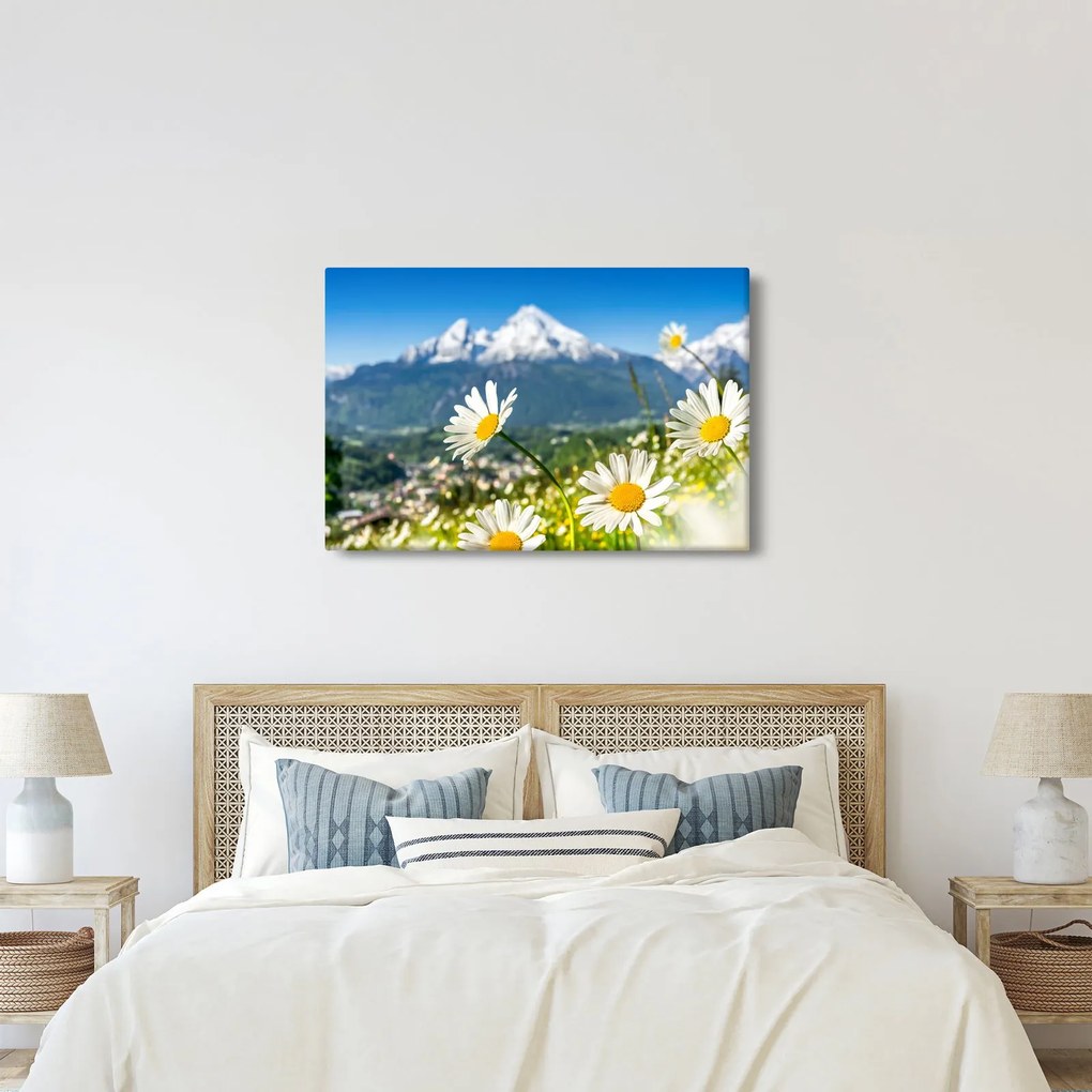 Tablou - Primăvara în Alpi (90x60 cm)