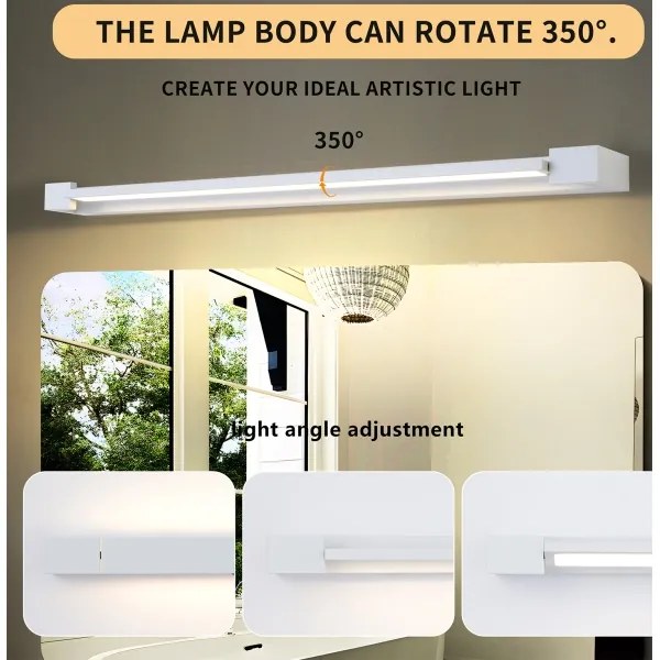 Brilagi - Iluminare LED pentru oglindă de baie AQUA LINE LED/24W/230V 90 cm IP44 alb