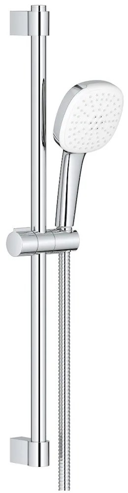 Grohe Tempesta Cube 110 Set dus cu bara 60 cm cu furtun metalic, 2 jeturi