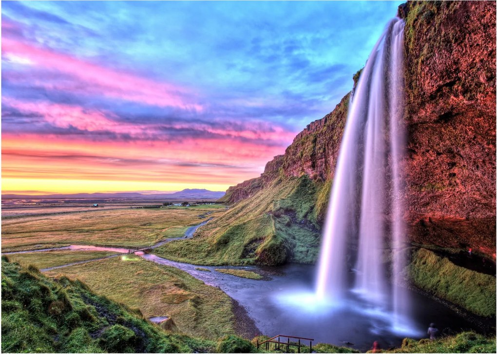 Tablou - Cascada Seljalandsfoss (70x50 cm)