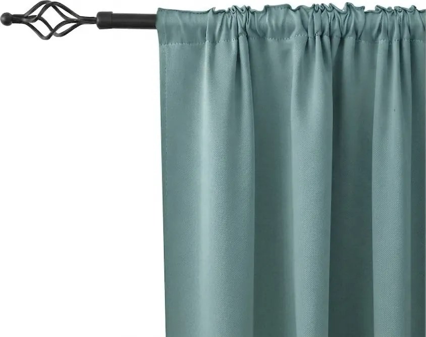 Perdea opaca DREAM VELVET 140x270 cm, turcoaz Agatat: Rejansa