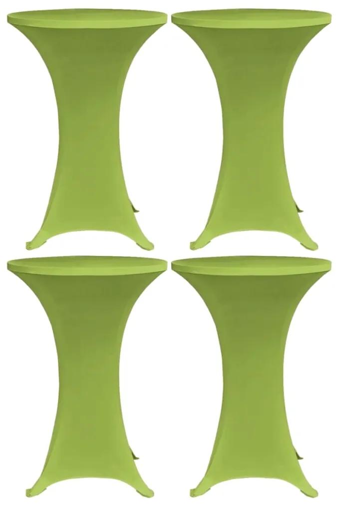 Husa elastica pentru masa, 4 buc., verde, 60 cm 4, Verde, 60 cm