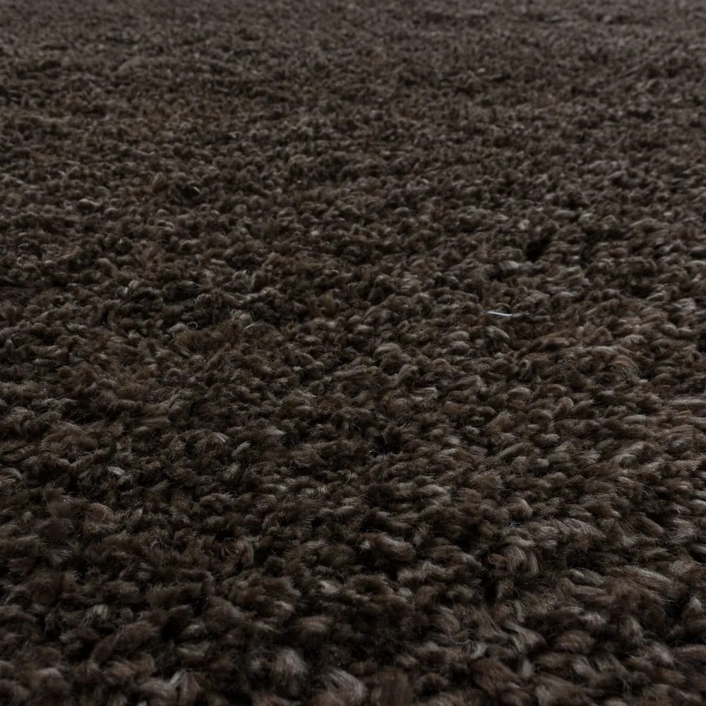 Covor maro închis 80x150 cm Fluffy – Ayyildiz Carpets