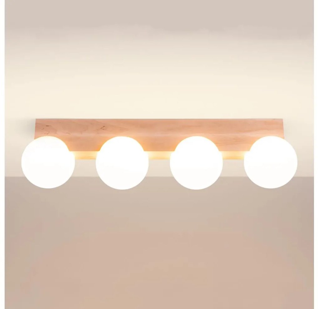 Plafonieră Sollux SL.1685 BULBO 4xG9/8W/230V fag/alb