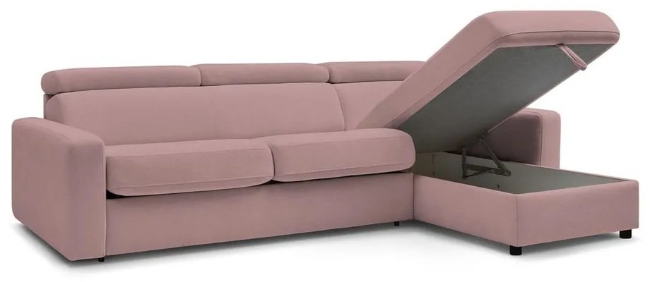 Colțar roz extensibil (cu colț variabil) Monaco – Bobochic Paris