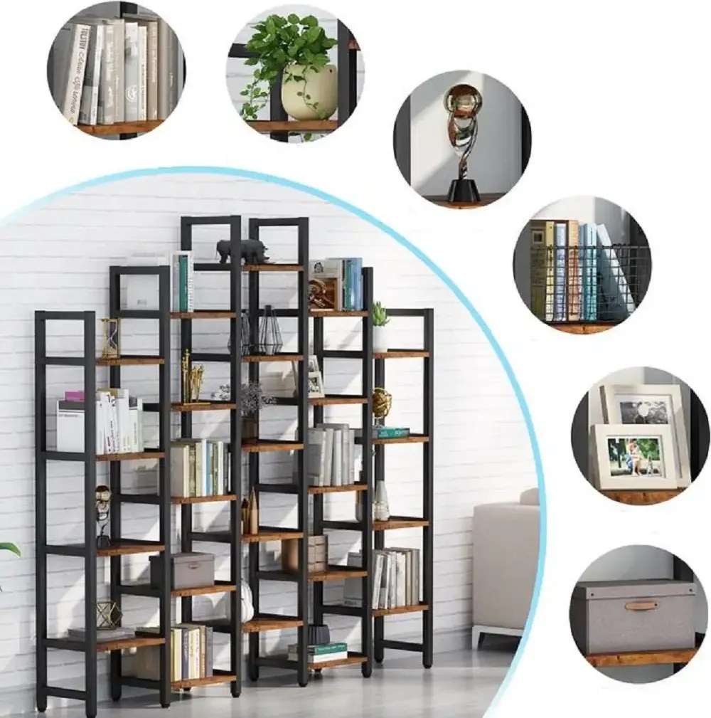 Biblioteca ,solid wood,lemn, Homs,seria A-620,218x27x210 cm ,630106