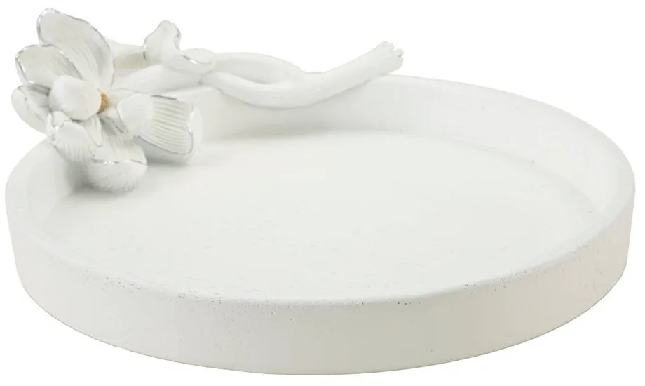 Tavă decorativă din polirășină ø 21 cm Magnolia – Mauro Ferretti