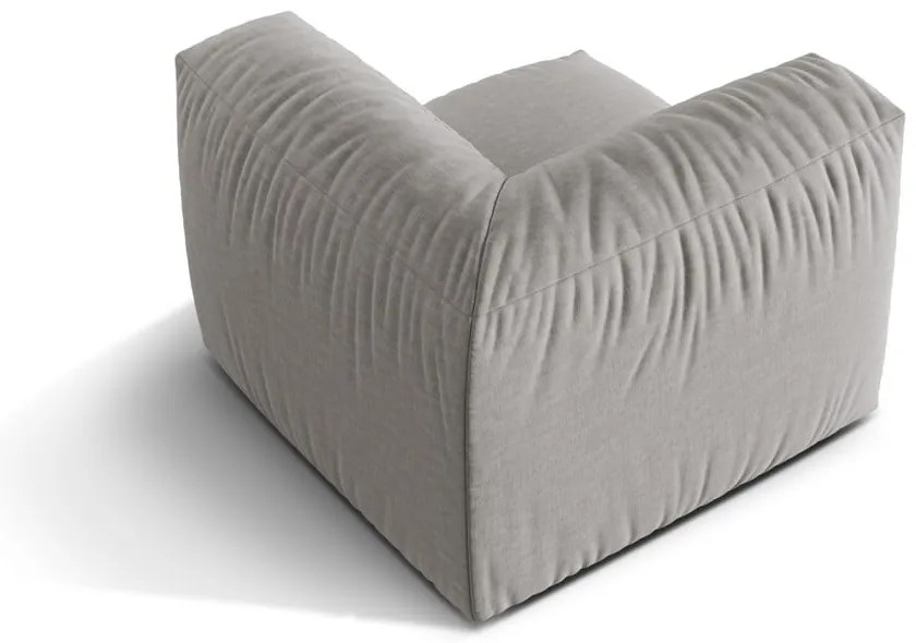 Modul pentru canapea modulară gri deschis (cu colț variabil) Martina – Micadoni Home