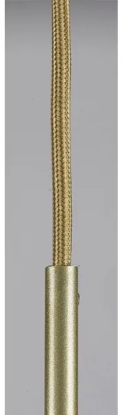 Lustră pe cablu ESTA 1xE27/40W/230V transparent/auriu Rabalux 72050