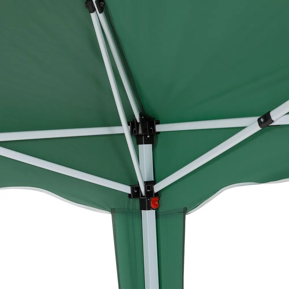 Deuba Foisor de gradina Capri 3x3 m - 2 pereti laterali - verde