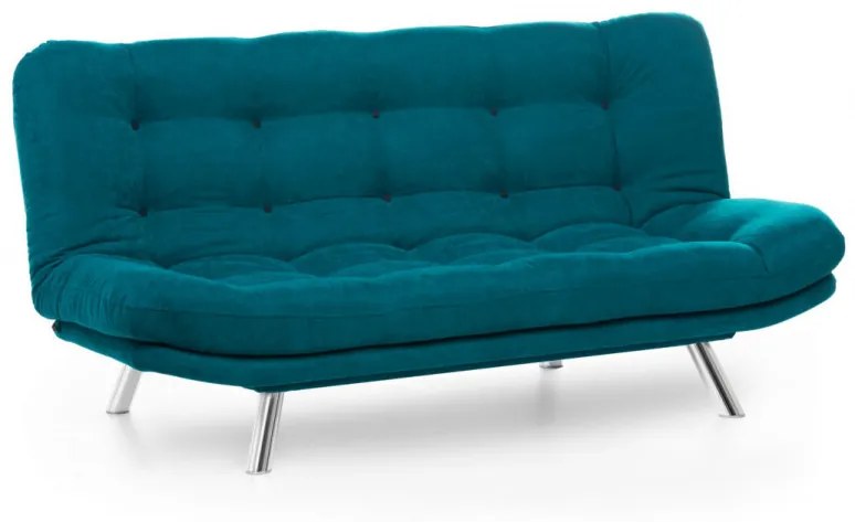Canapea Extensibilă cu 3 Locuri Misa Sofabed, Verde Petrol
