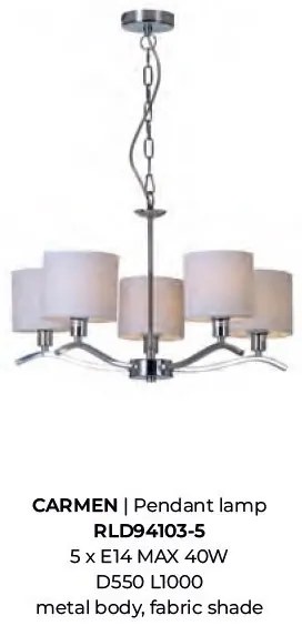 Candelabru modern design elegant Carmen 5L